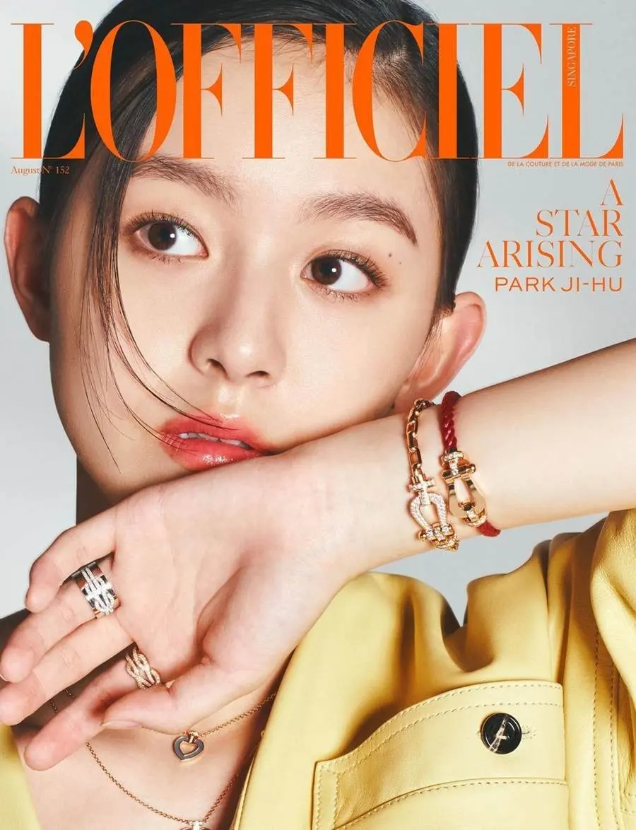 Park Ji Hu @ L'Officiel Singapore August 2022