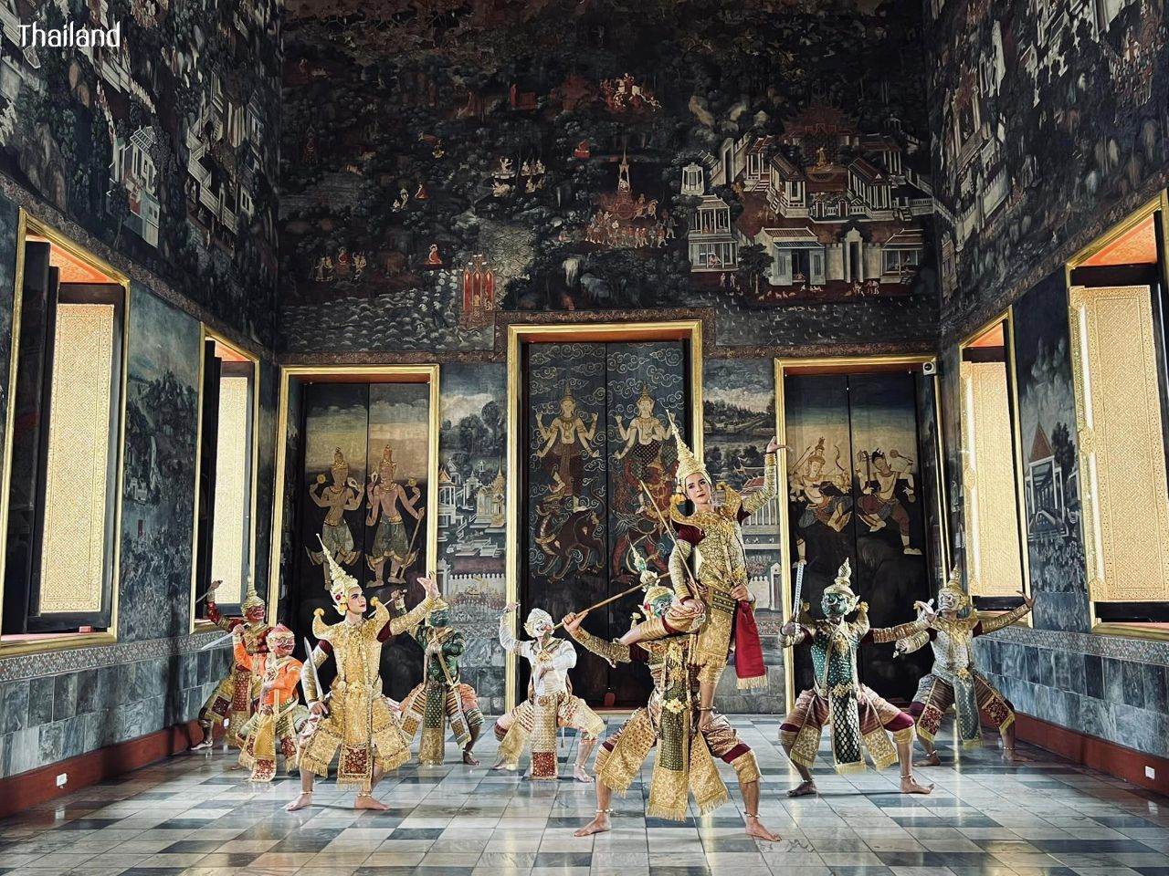 Khon, masked dance drama in Thailand 🇹🇭
