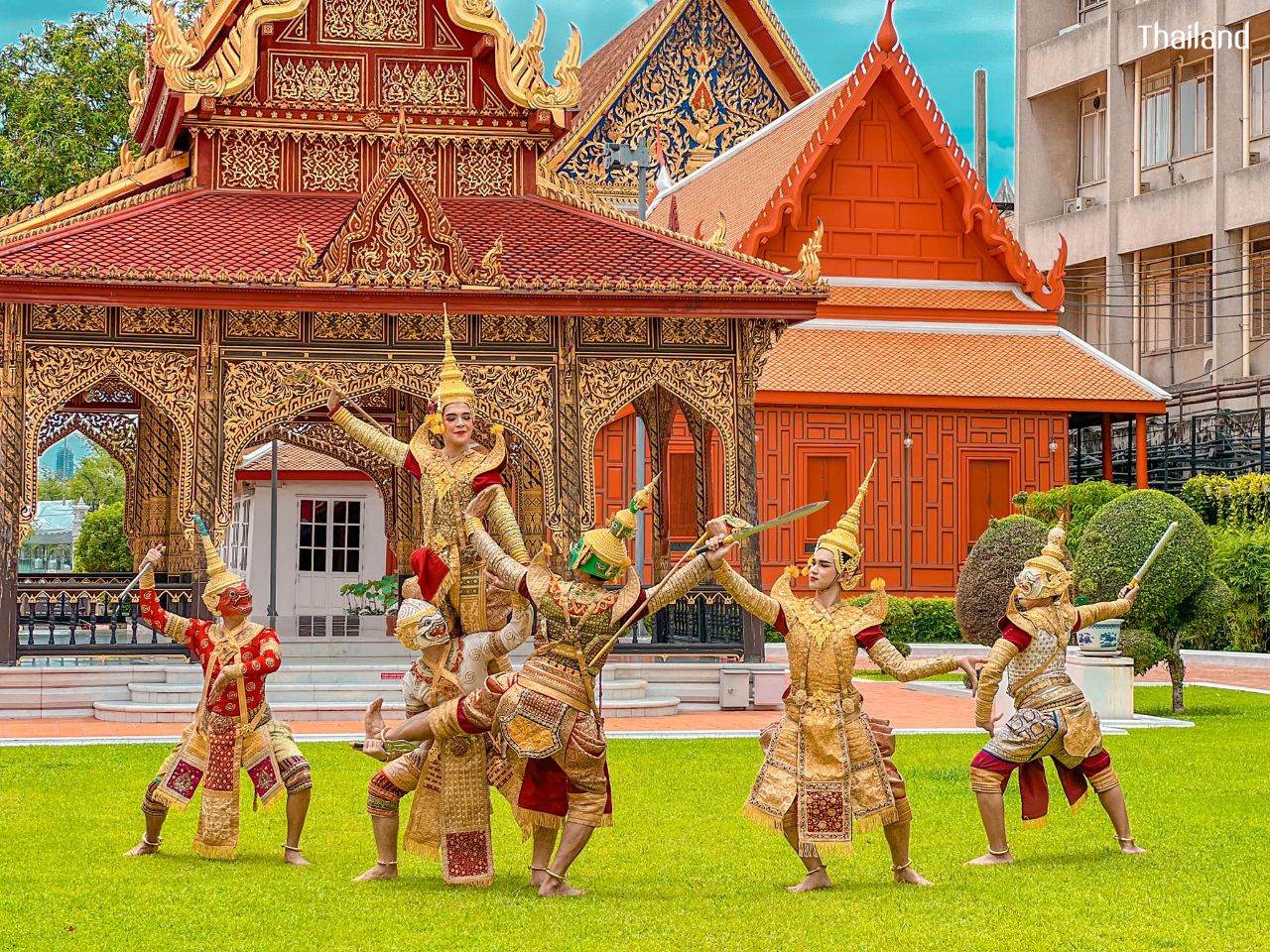 Khon, masked dance drama in Thailand 🇹🇭