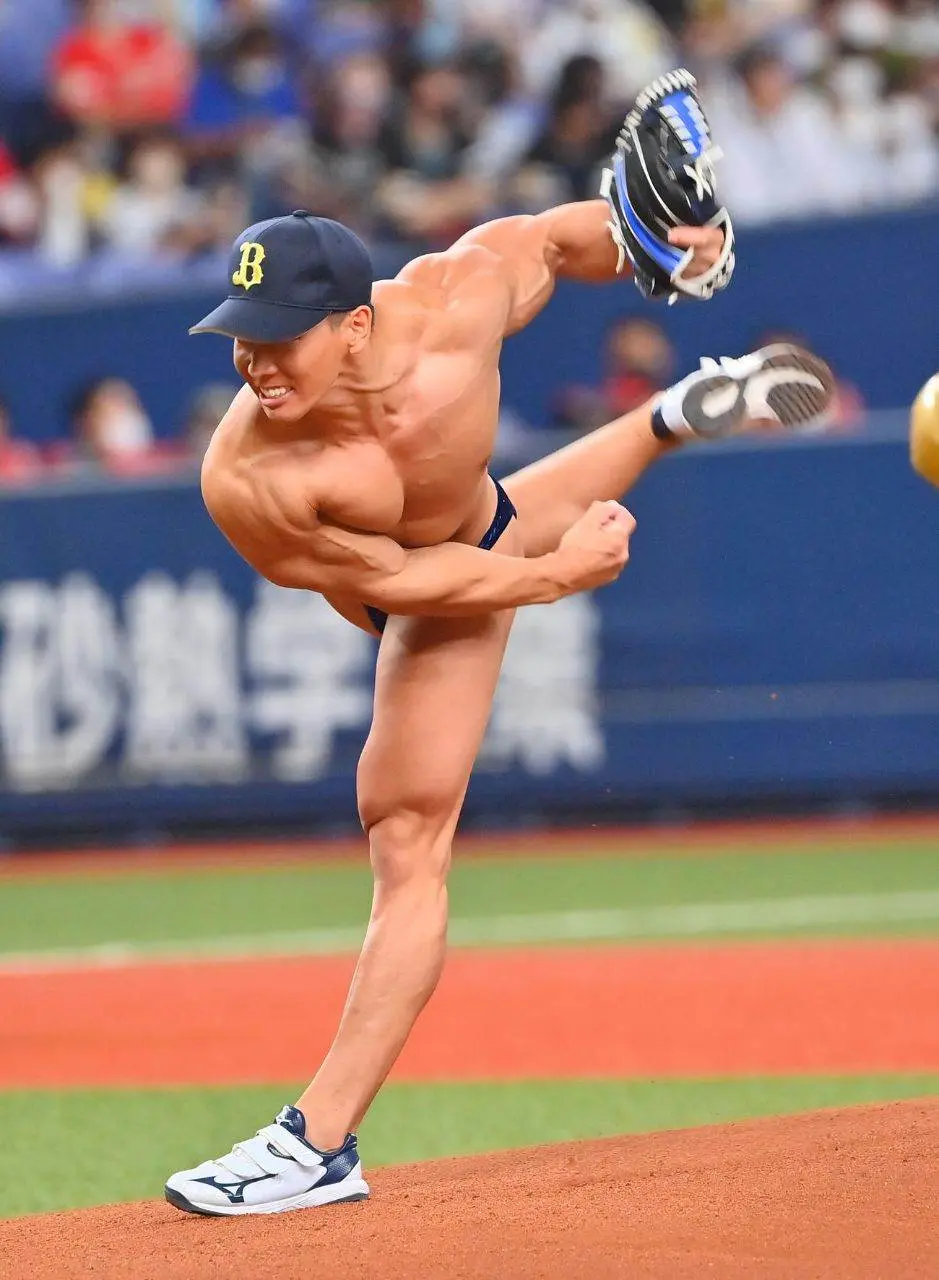 นักกีฬา Baseball โชว์