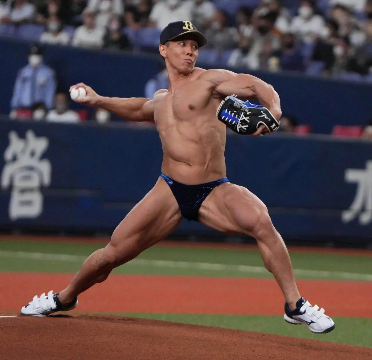 นักกีฬา Baseball โชว์