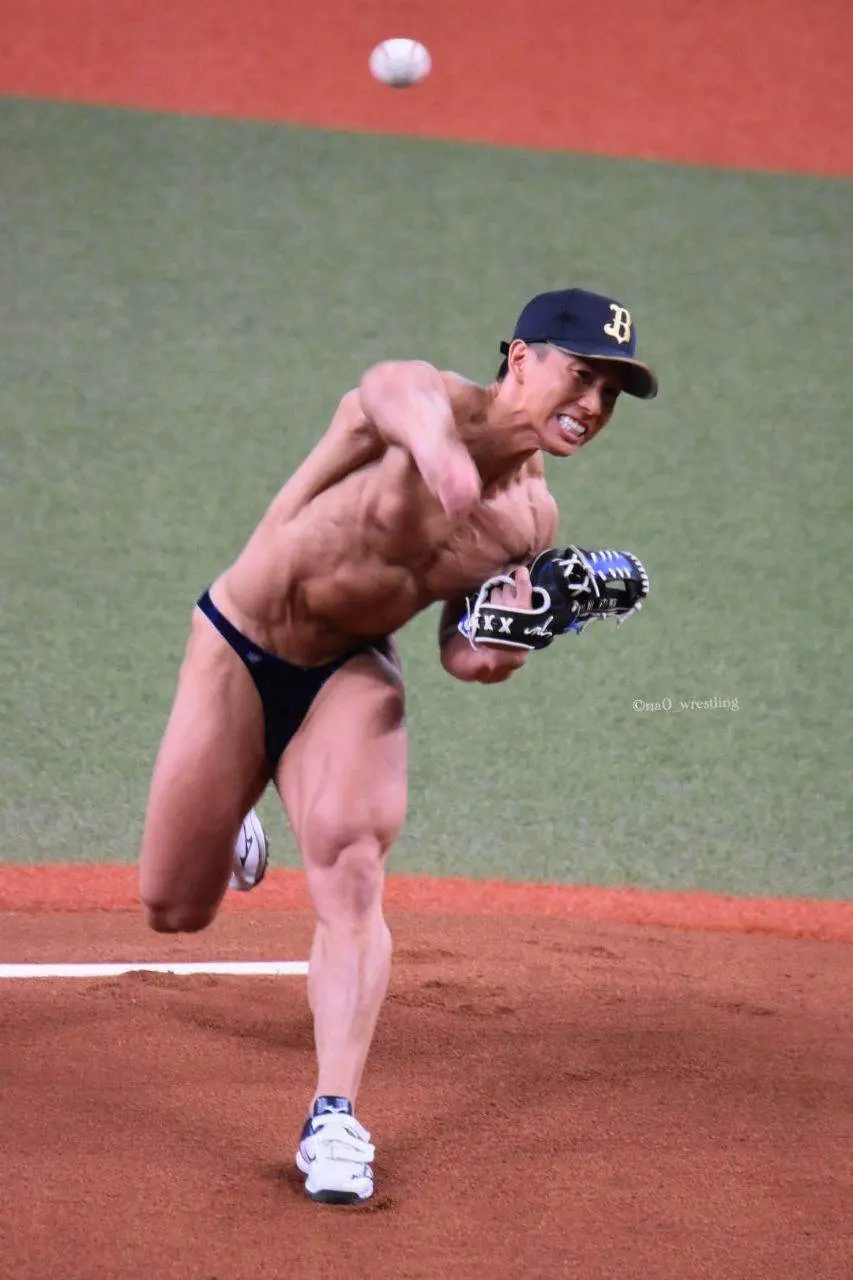 นักกีฬา Baseball โชว์