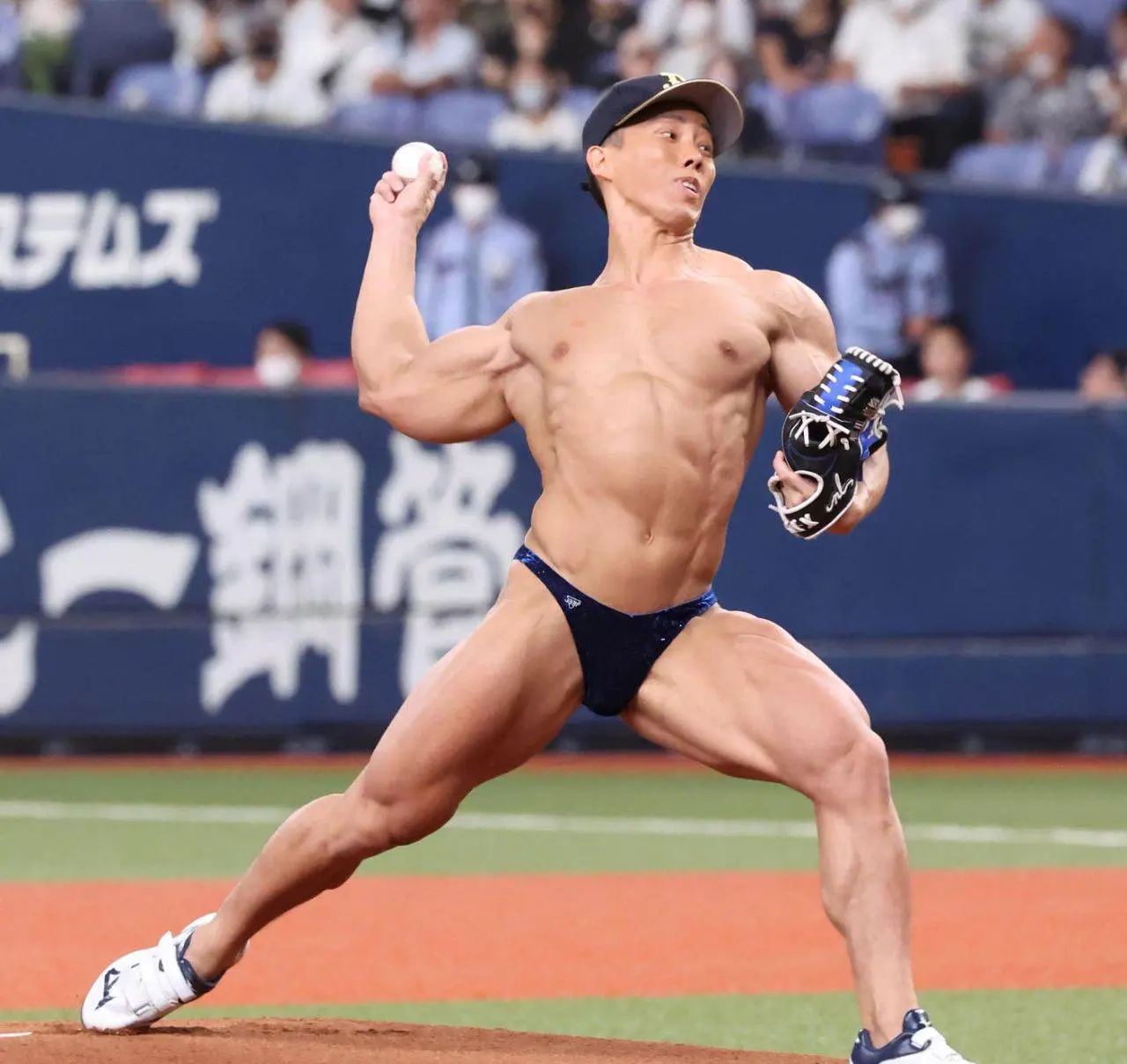 นักกีฬา Baseball โชว์
