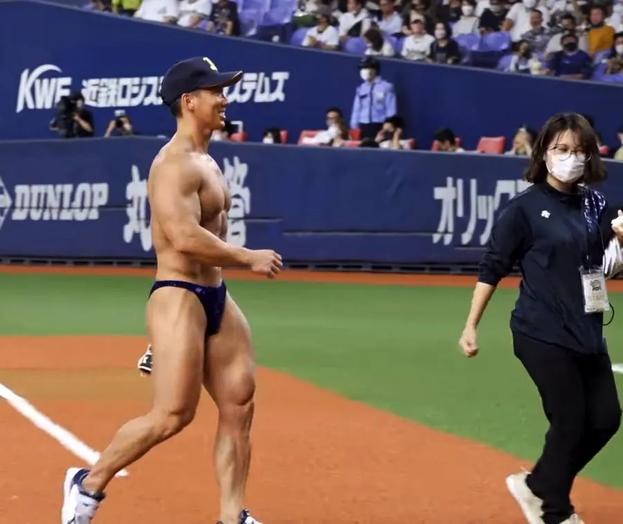 นักกีฬา Baseball โชว์