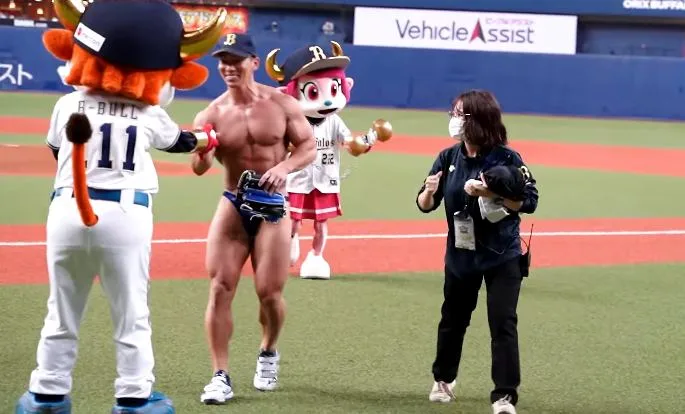 นักกีฬา Baseball โชว์