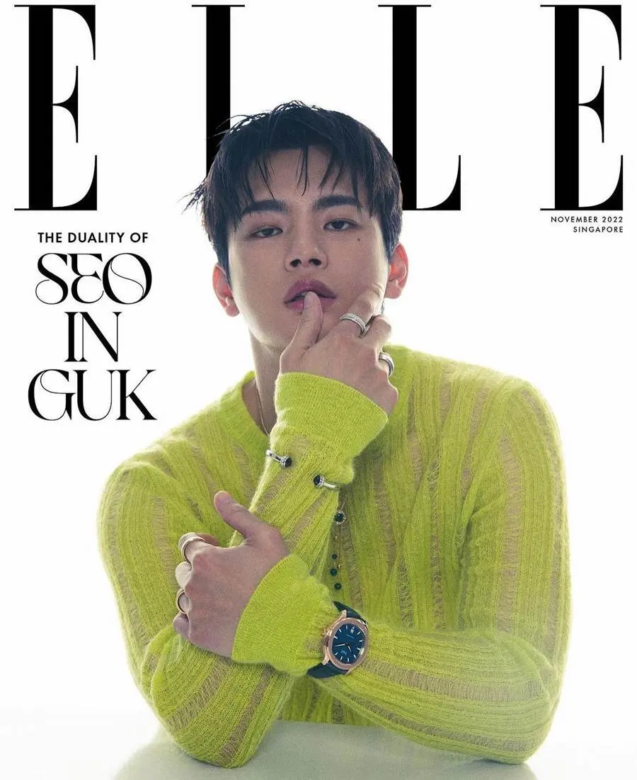 Seo In Guk @ ELLE Singapore November 2022