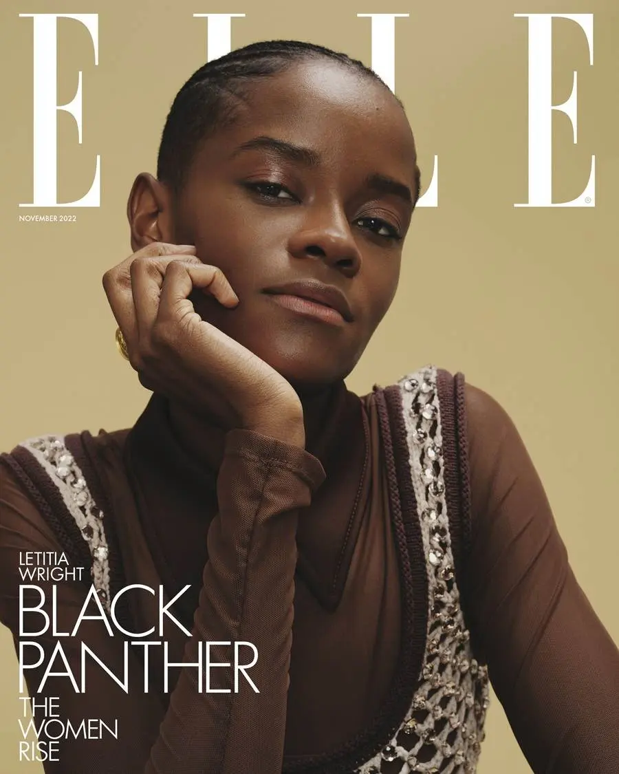 Lupita Nyong&rsquo;o, Letitia Wright & Danai Gurira @ ELLE UK November 2022
