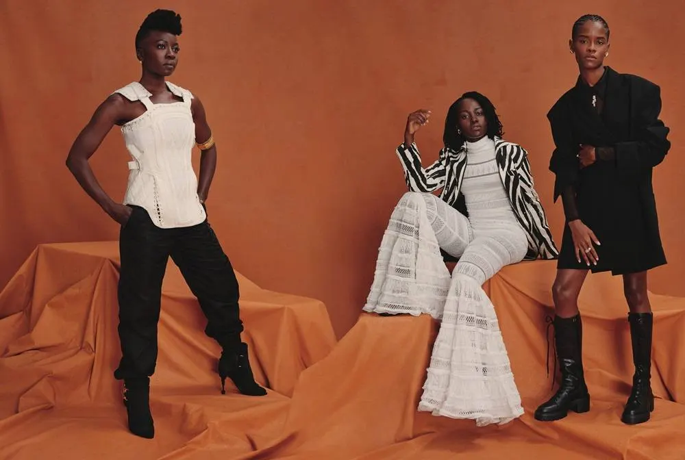 Lupita Nyong&rsquo;o, Letitia Wright & Danai Gurira @ ELLE UK November 2022