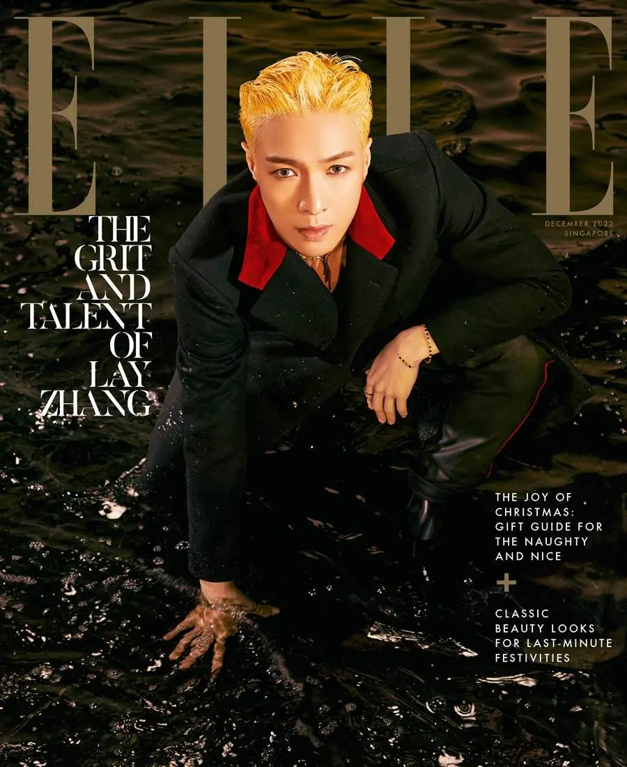 Lay Zhang @ ELLE Singapore December 2022