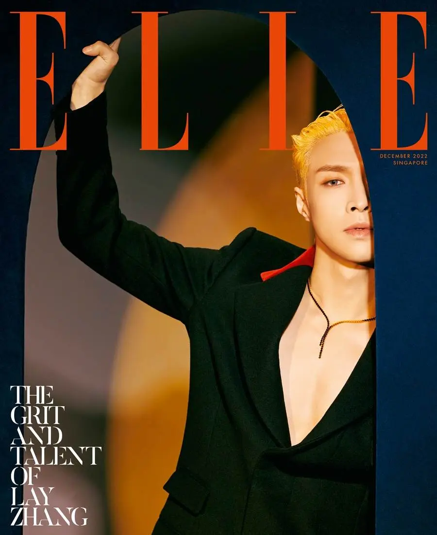 Lay Zhang @ ELLE Singapore December 2022