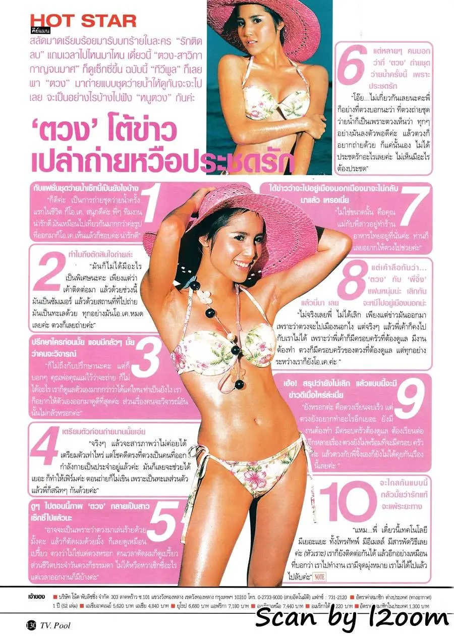 (วันวาน) ตวง สาวิกา @ นิตยสาร ทีวีพูล ปีที่ 16 ฉบับที่ 823 มีนาคม 2549
