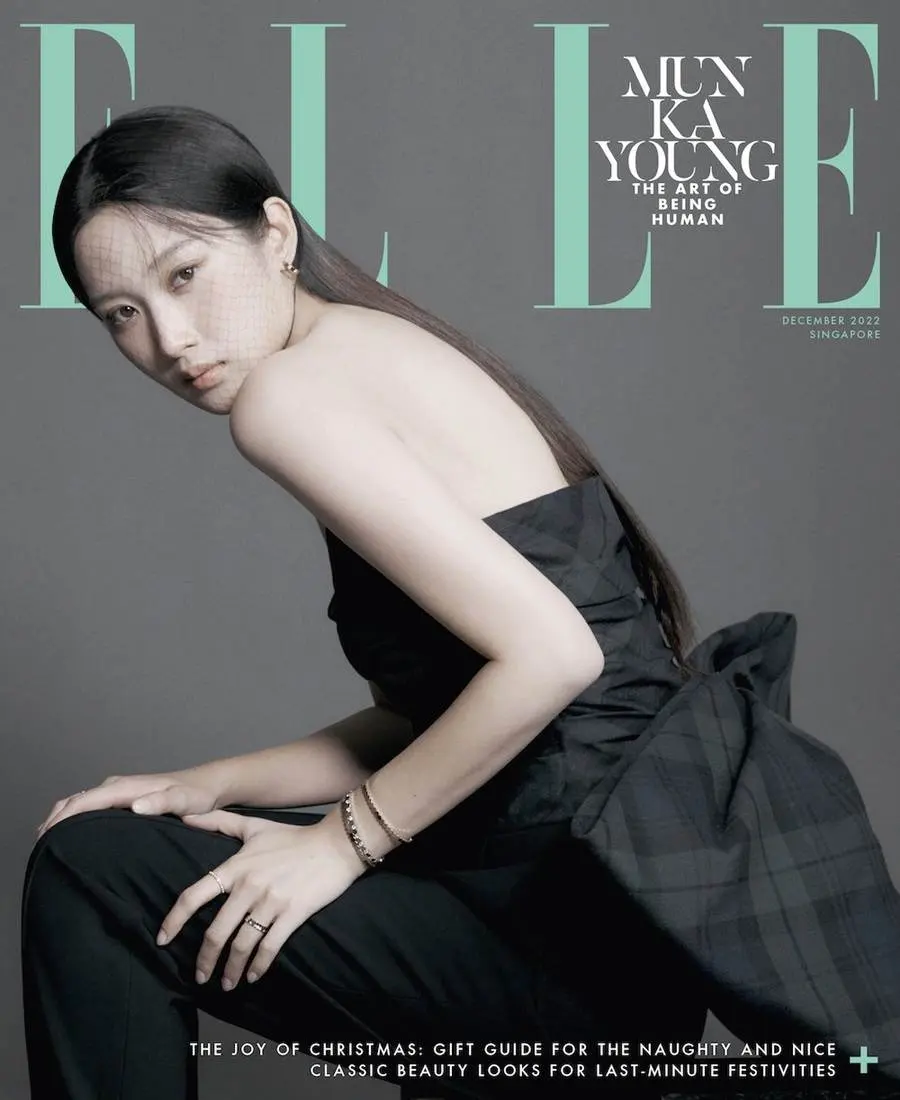 Mun Ka Young @ ELLE Singapore December 2022