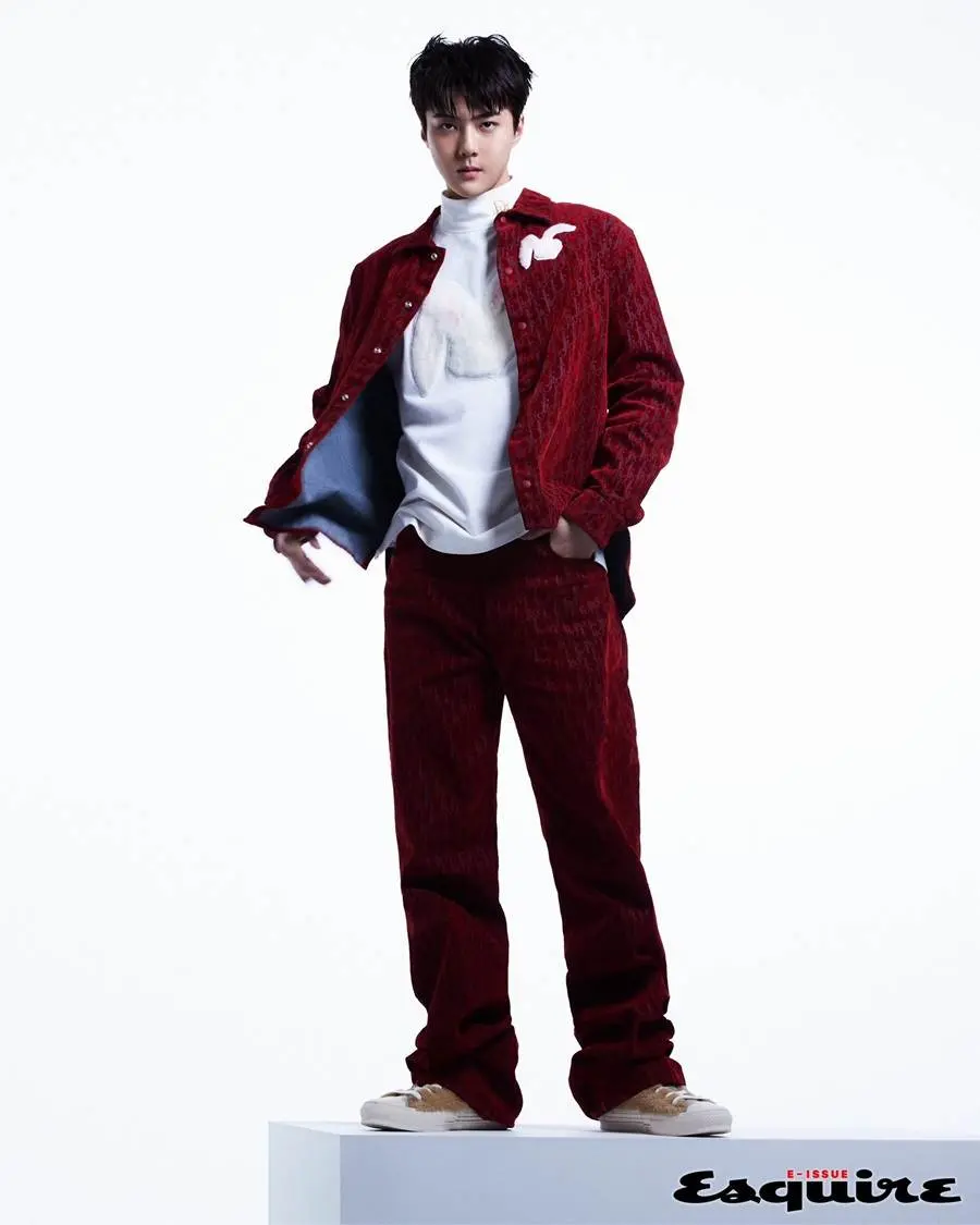 Sehun @ Esquire Korea January 2023 (E-Issue)
