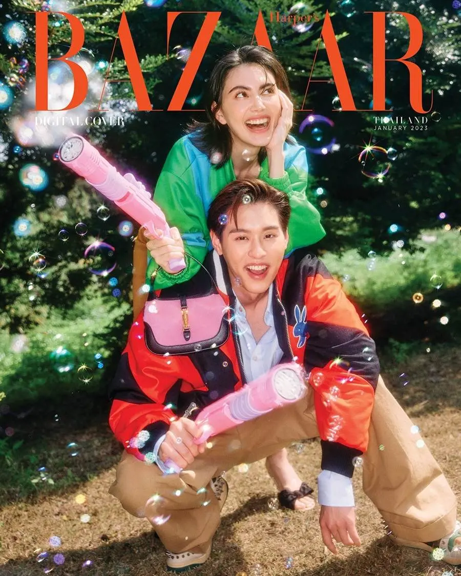 ใหม่-ดาวิกา & บิวกิ้น-พุฒิพงศ์ @ Harper's BAZAAR Thailand January 2023