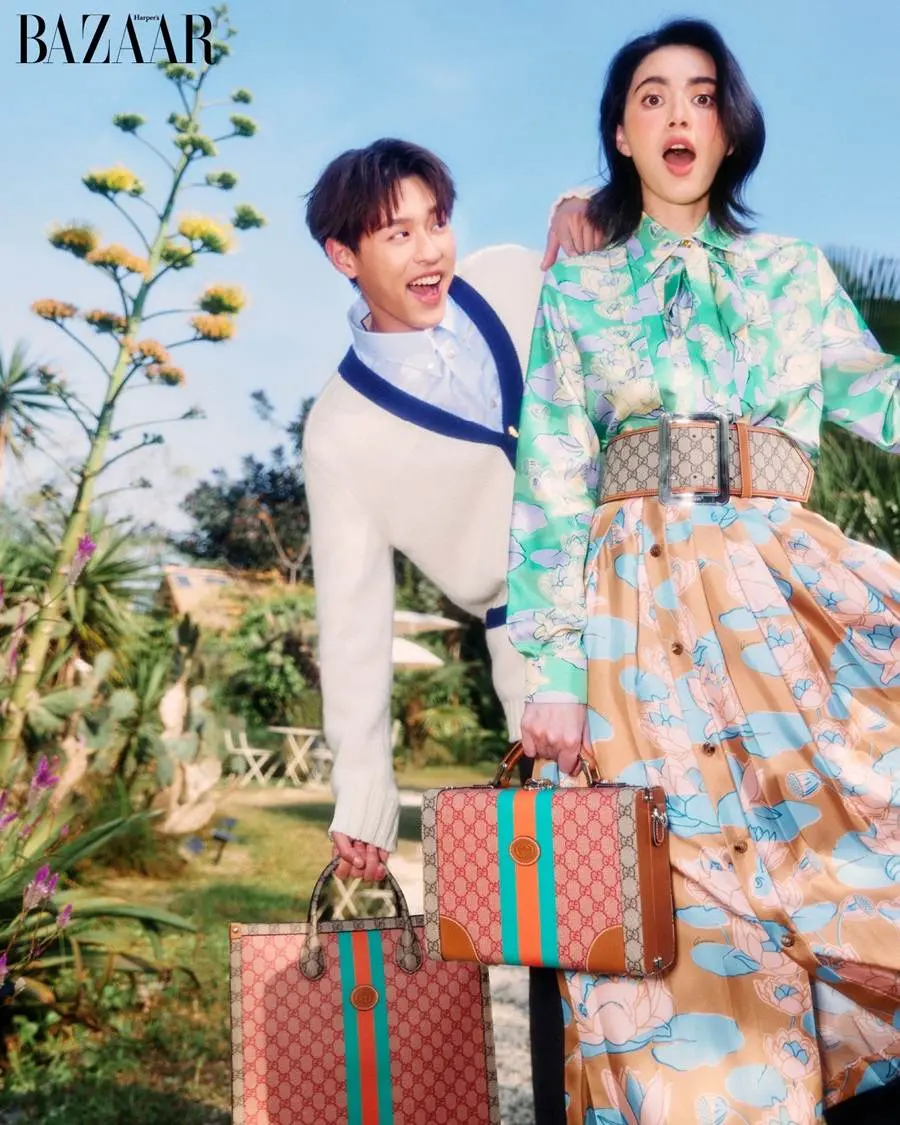 ใหม่-ดาวิกา & บิวกิ้น-พุฒิพงศ์ @ Harper's BAZAAR Thailand January 2023