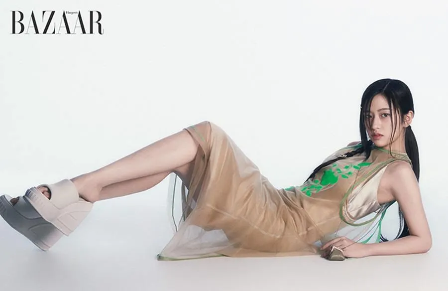 (IVE) AN YuJin @ Harper's BAZAAR Korea February 2023