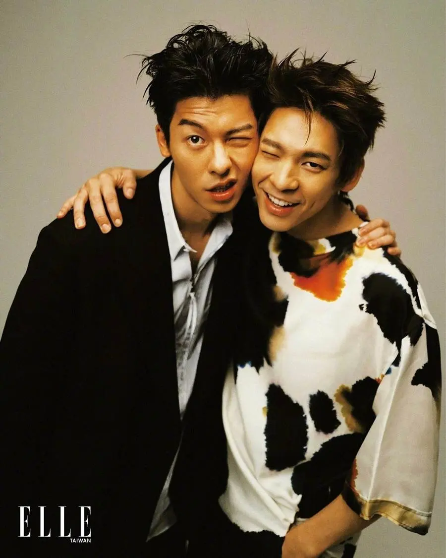 Greg Hsu & Austin Lin @ ELLE Taiwan February 2023
