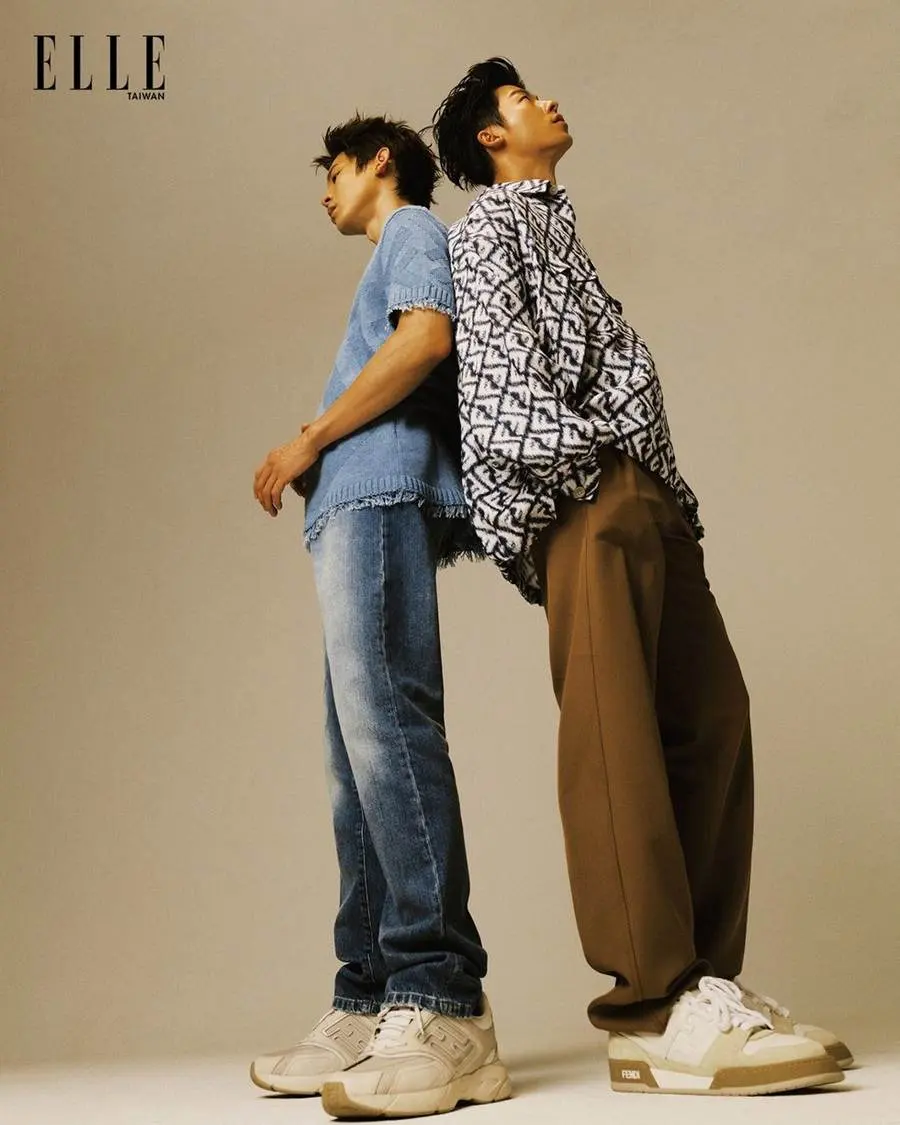 Greg Hsu & Austin Lin @ ELLE Taiwan February 2023