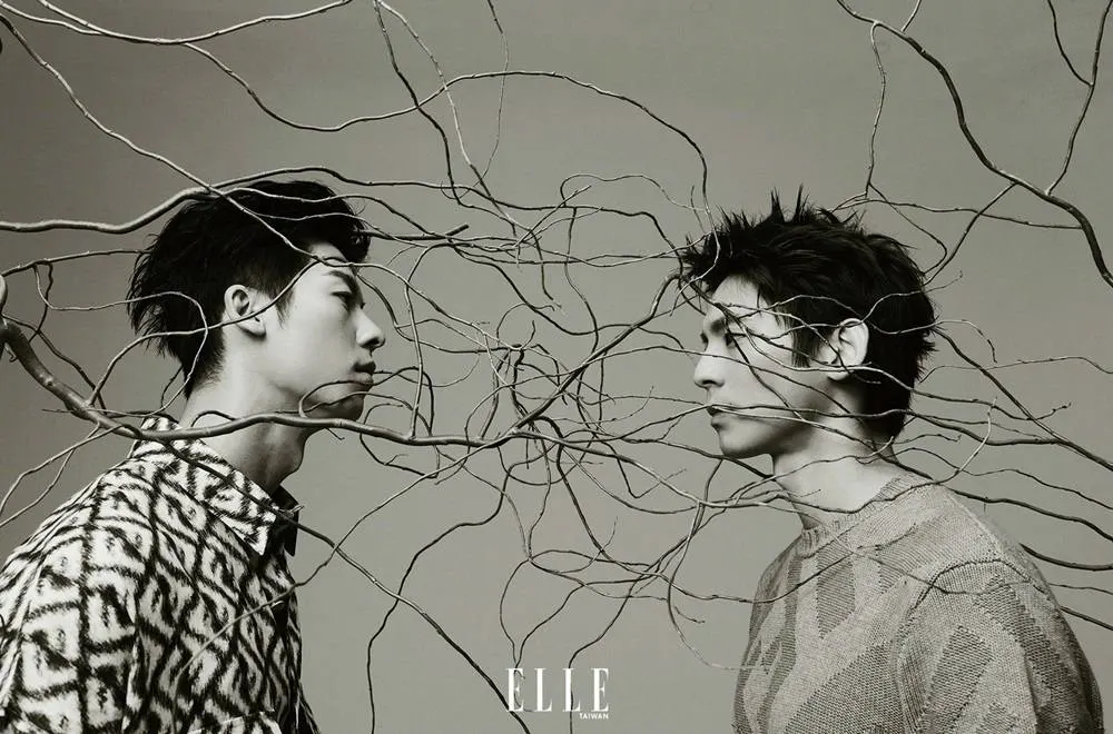Greg Hsu & Austin Lin @ ELLE Taiwan February 2023