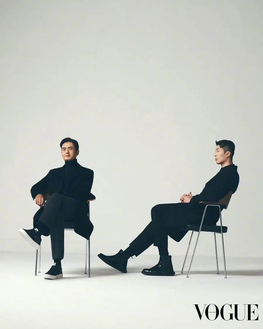 Chow Yun Fat & Cheung Ka Long @ VOGUE HK February 2023