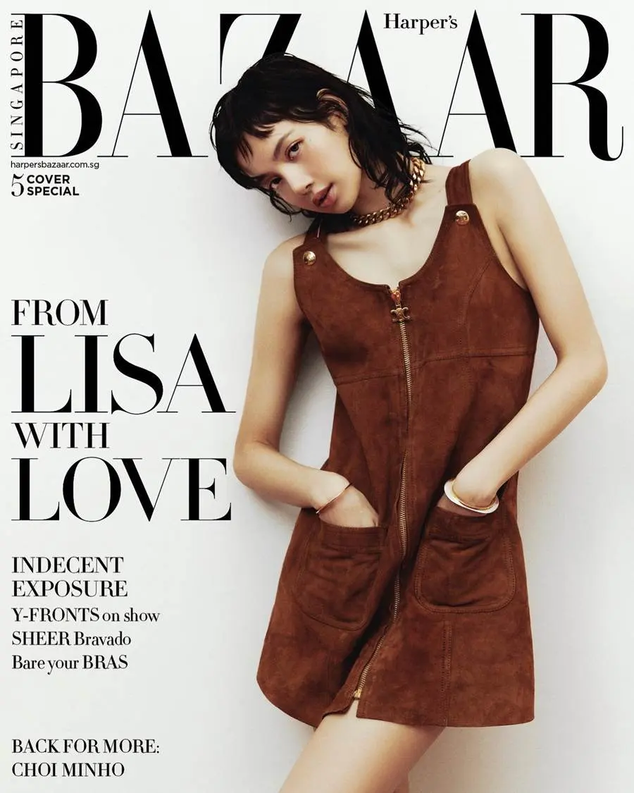 (BLACKPINK) LISA @ Harper's BAZAAR Singapore March 2023