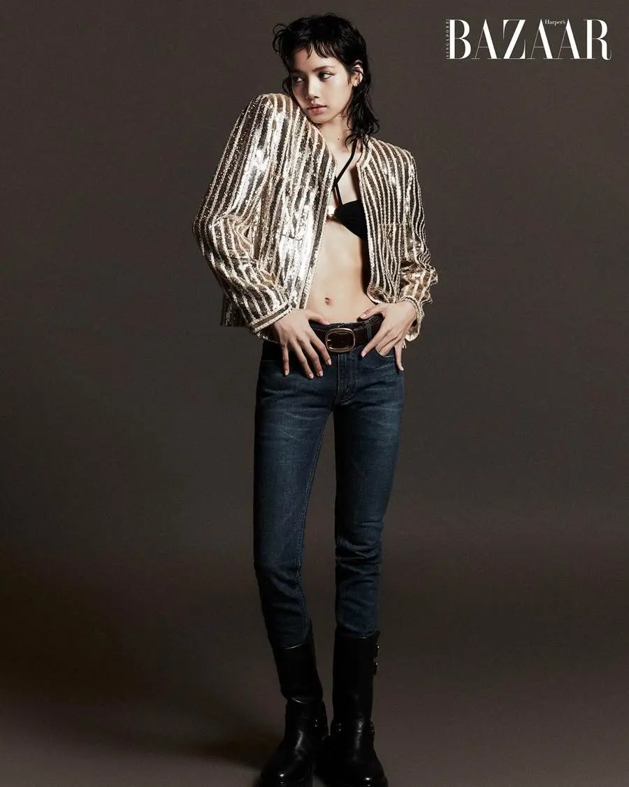 (BLACKPINK) LISA @ Harper's BAZAAR Singapore March 2023