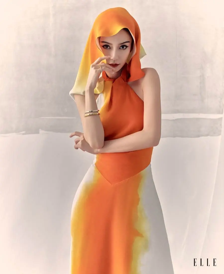 Angelababy @ ELLE Singapore March 2023