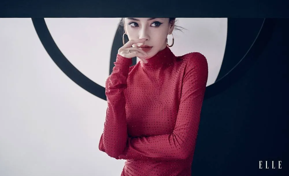 Angelababy @ ELLE Singapore March 2023