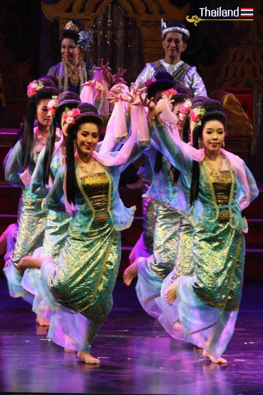 Burmese Dance on Thai Stage | THAILAND 🇹🇭