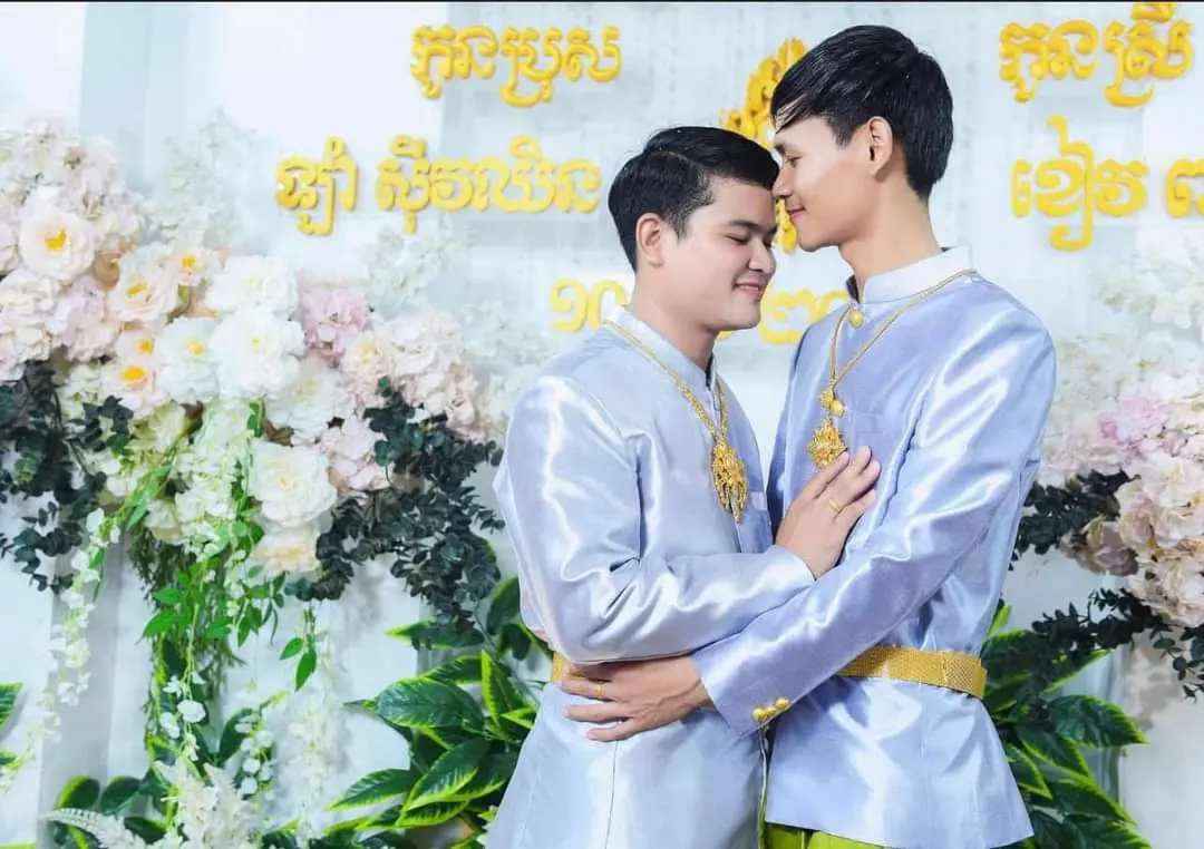 Cambodia wedding costume💖💖.Cambodia history. รักไม่มีพรมแดน