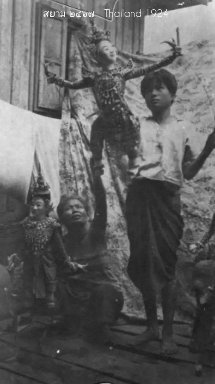 🇹🇭Thai puppets show the Ramakien (Ramayana) in the 1924