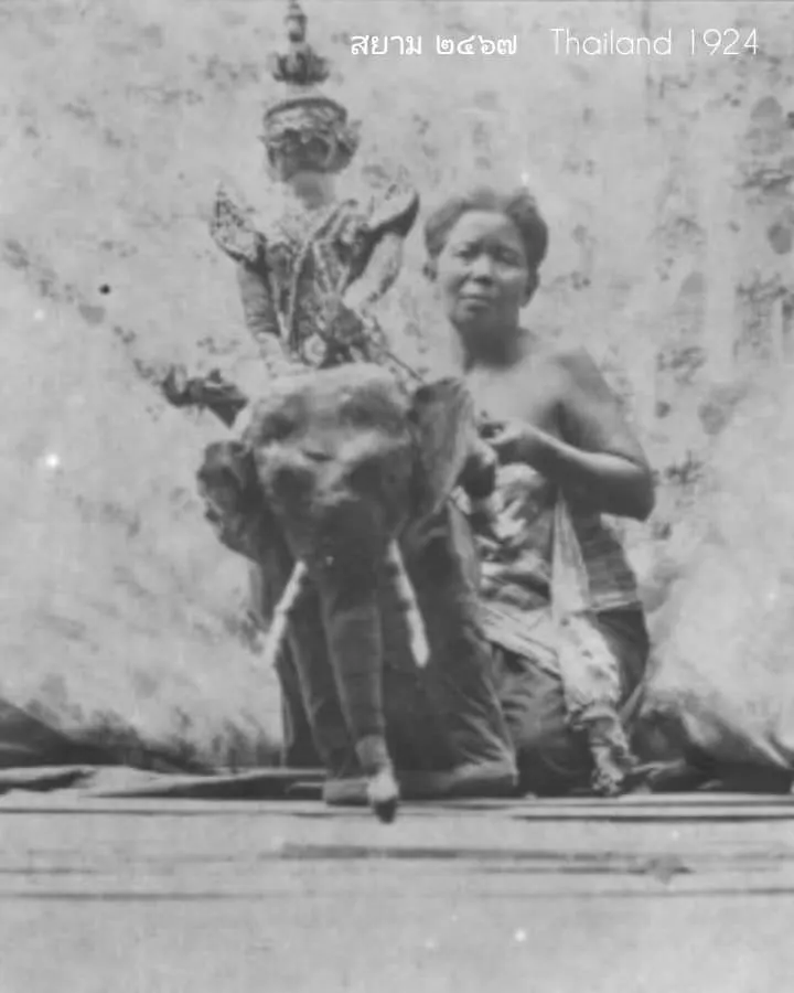 🇹🇭Thai puppets show the Ramakien (Ramayana) in the 1924
