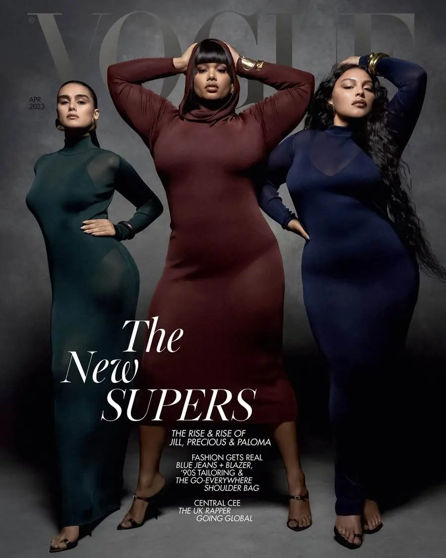 Jill ,Precious & Paloma @ VOGUE UK April 2023