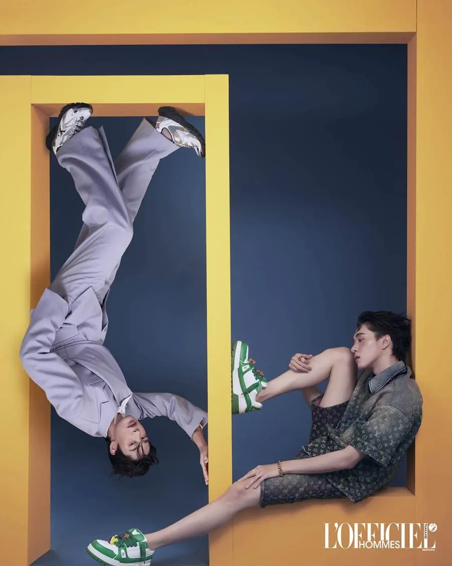 ดิว-จิรวรรตน์ & นานิ-หิรัญกฤษฎิ์ @ L'Officiel Hommes Thailand March 2023