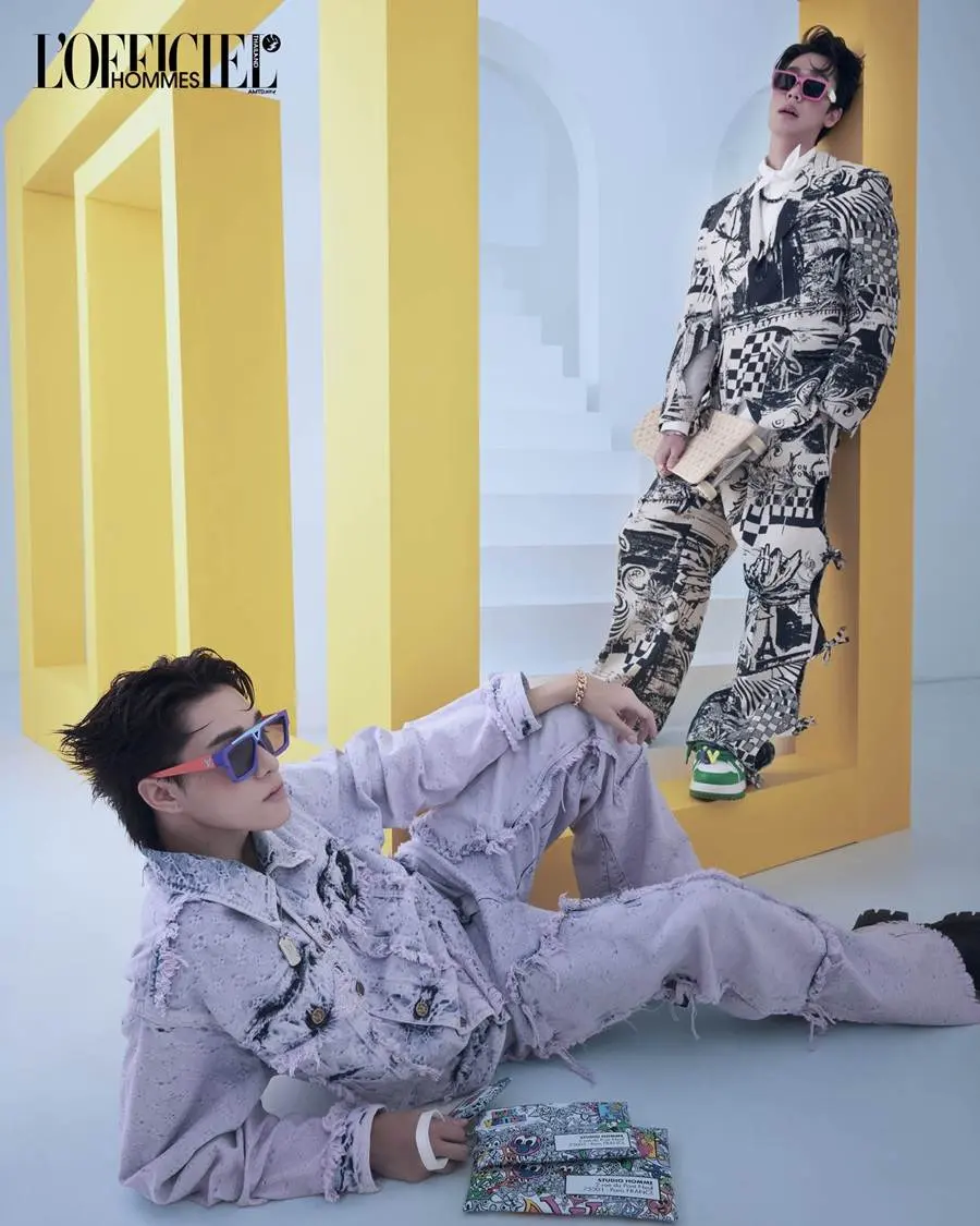 ดิว-จิรวรรตน์ & นานิ-หิรัญกฤษฎิ์ @ L'Officiel Hommes Thailand March 2023