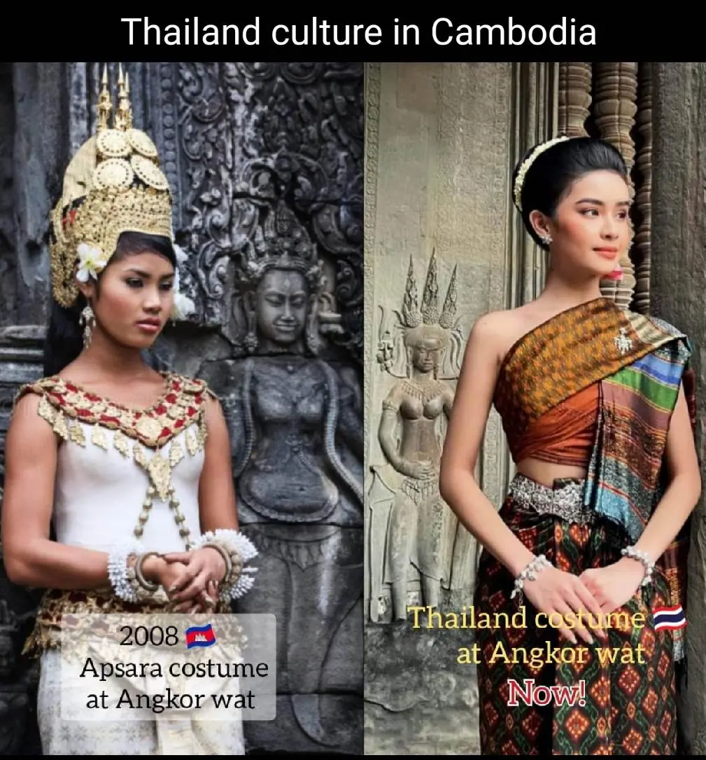 Cambodia national costume.ชุดกัมพูชา. Cambodia history.Asian wedding costume