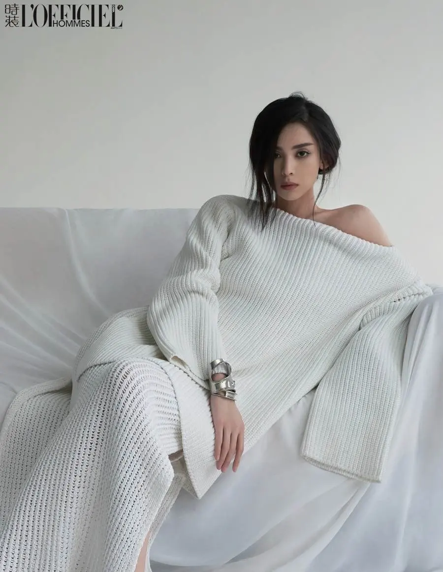 Gulinazha @ L&rsquo;Officiel Hommes China April 2023
