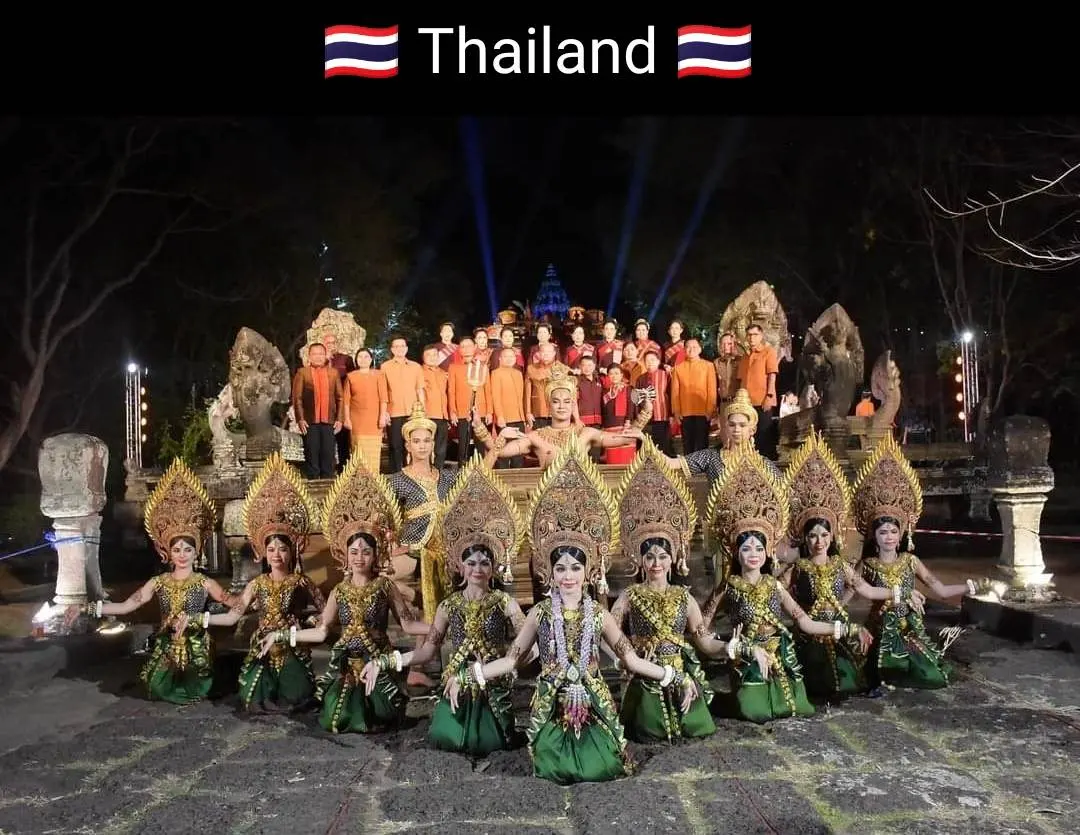 Apsara dance. Apsara style