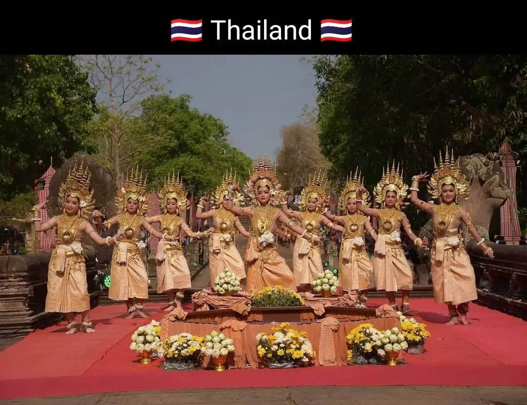 Apsara dance. Apsara style