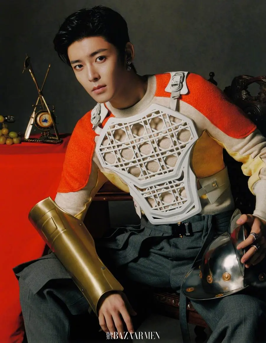 Hou Minghao @ Harper's BAZAAR Men China April 2023