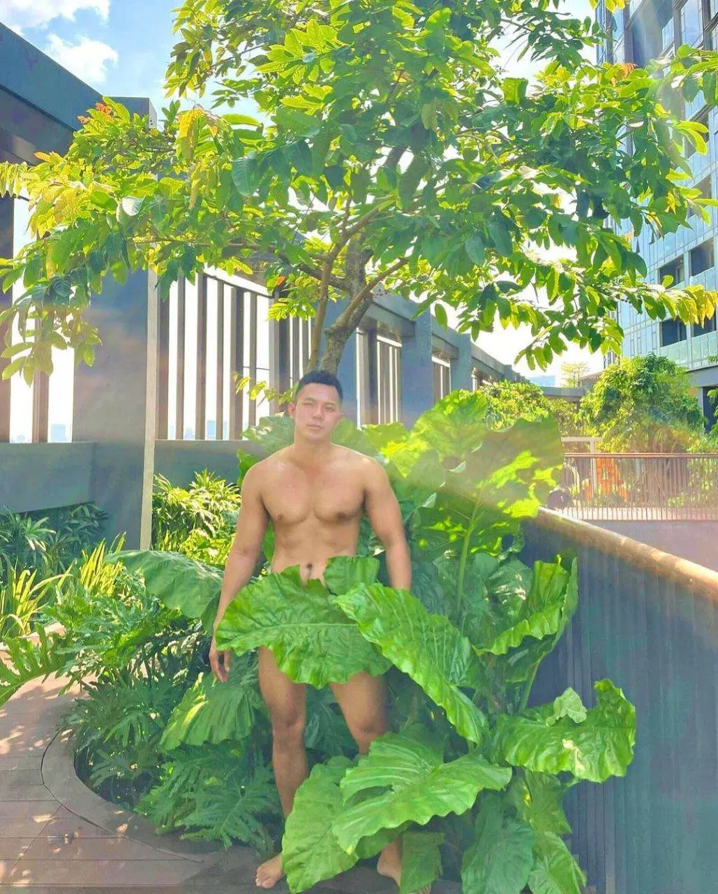 หนุ่มหล่อ-ใบไม้งาม