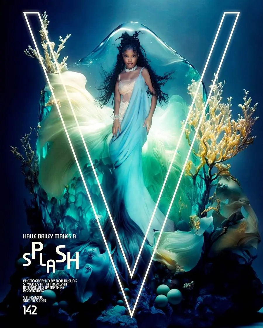 Halle Bailey @ V Magazine #142 Summer 2023