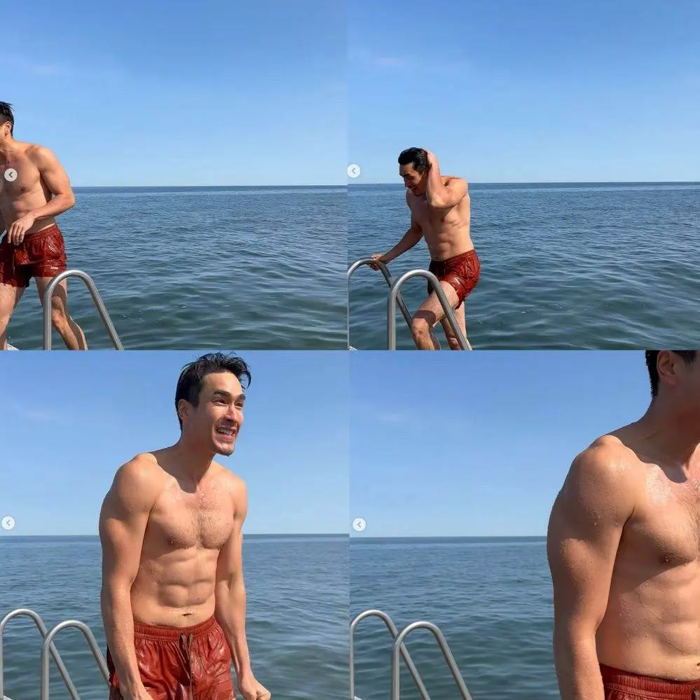 ณเดชน์'แซ่บถอดเสื้อโชว์ซิกซ์แพ็กรูปแจ่มๆ