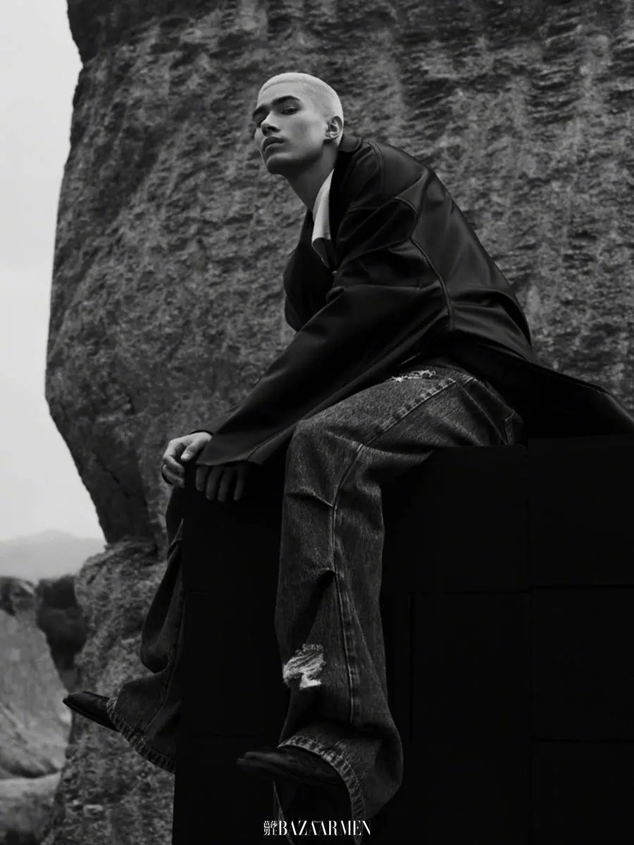 (INTO1) Mika @ Harper's BAZAAR Men China June 2023