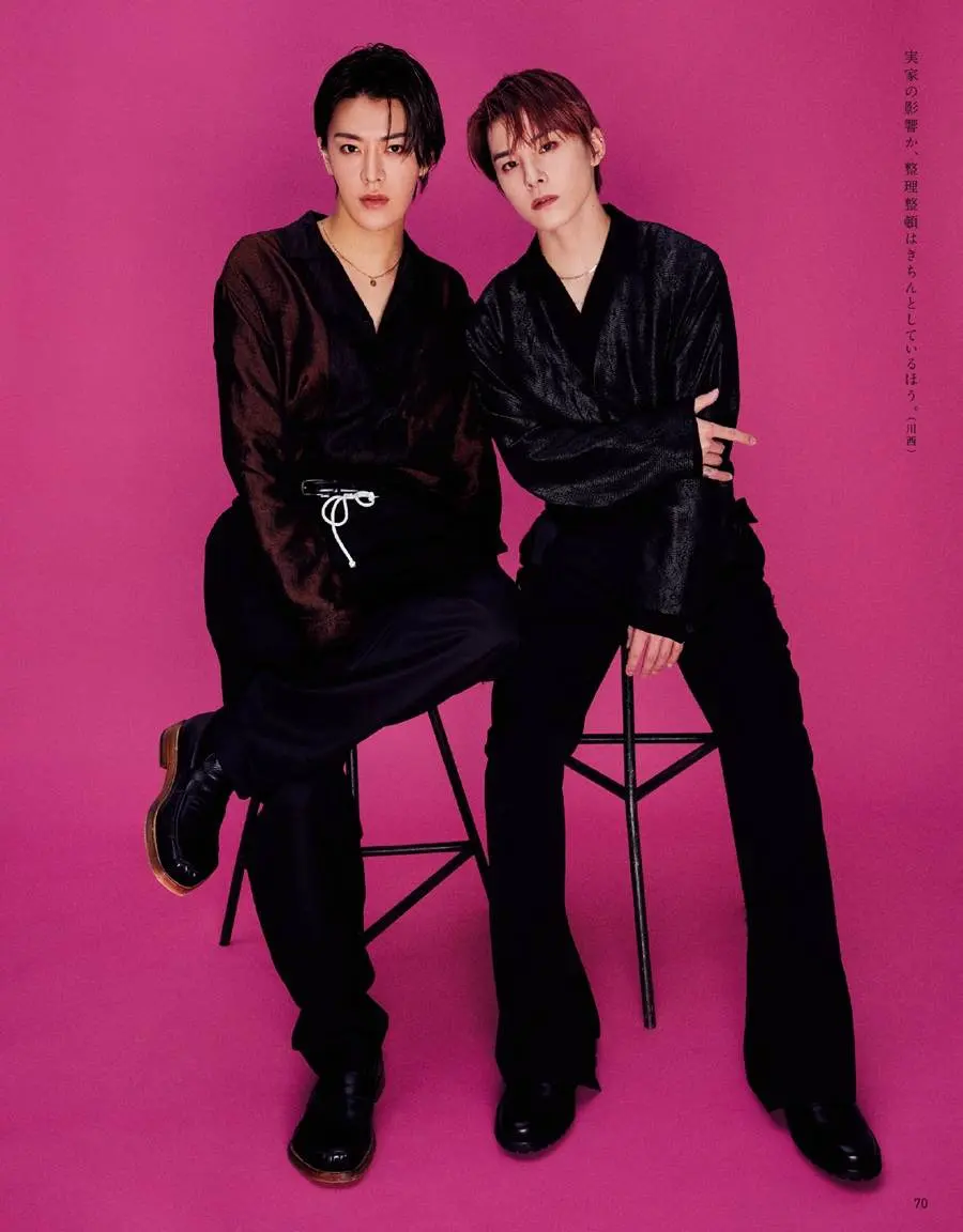 (NCT 127) Yuta & (JO1) Kawanishi Takumi @ anan Magazine Japan May 2023