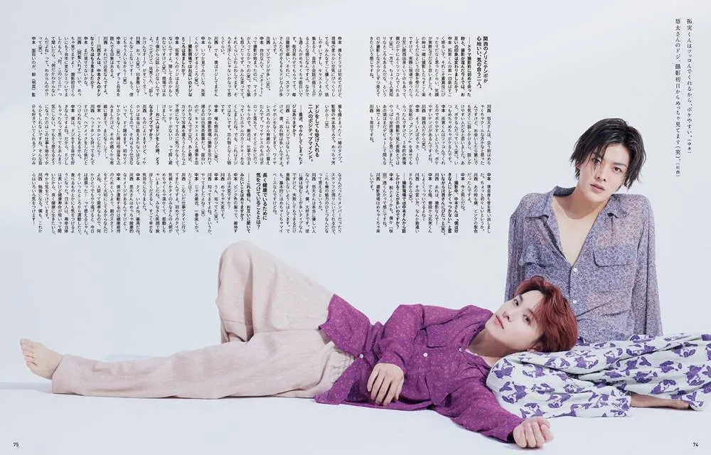 (NCT 127) Yuta & (JO1) Kawanishi Takumi @ anan Magazine Japan May 2023