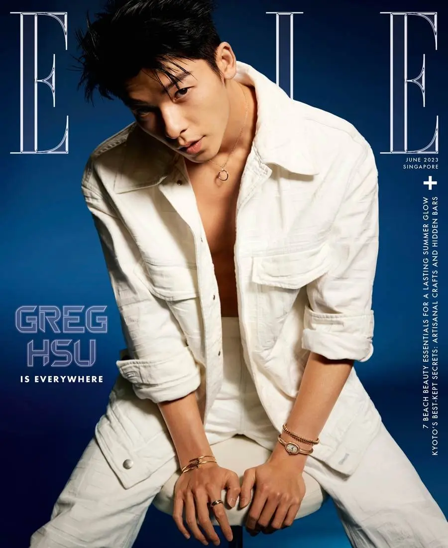 Greg Hsu @ ELLE Singapore June 2023