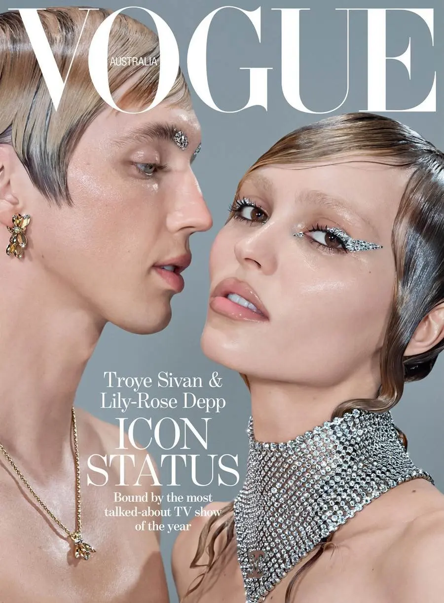 Lily-Rose Depp & Troye Sivan @ VOGUE Australia July 2023