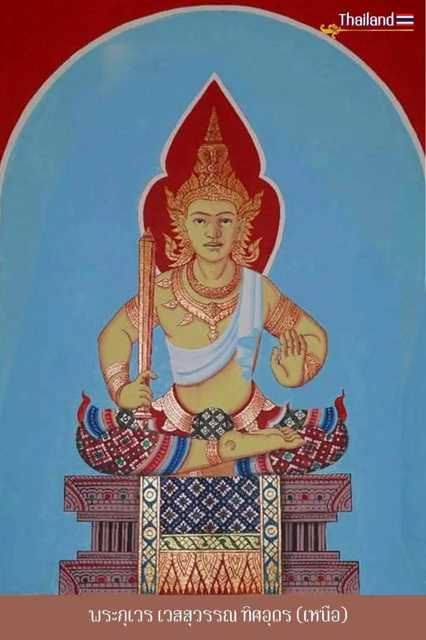 THAILAND 🇹🇭 | Aṣṭadikpāla 🔸 Traditional Thai painting