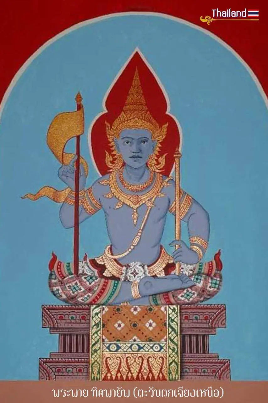 THAILAND 🇹🇭 | Aṣṭadikpāla 🔸 Traditional Thai painting